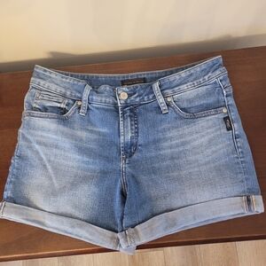 Silver Leandro Boyfriend Short